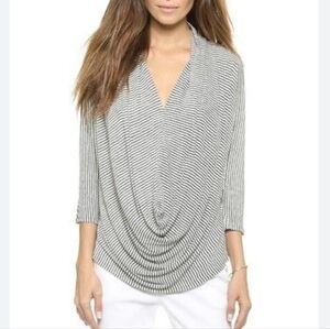 🆕 Alice + Olivia Front Draped Top. Linen Blend. NWOT